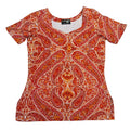 Red Crepe Kurti