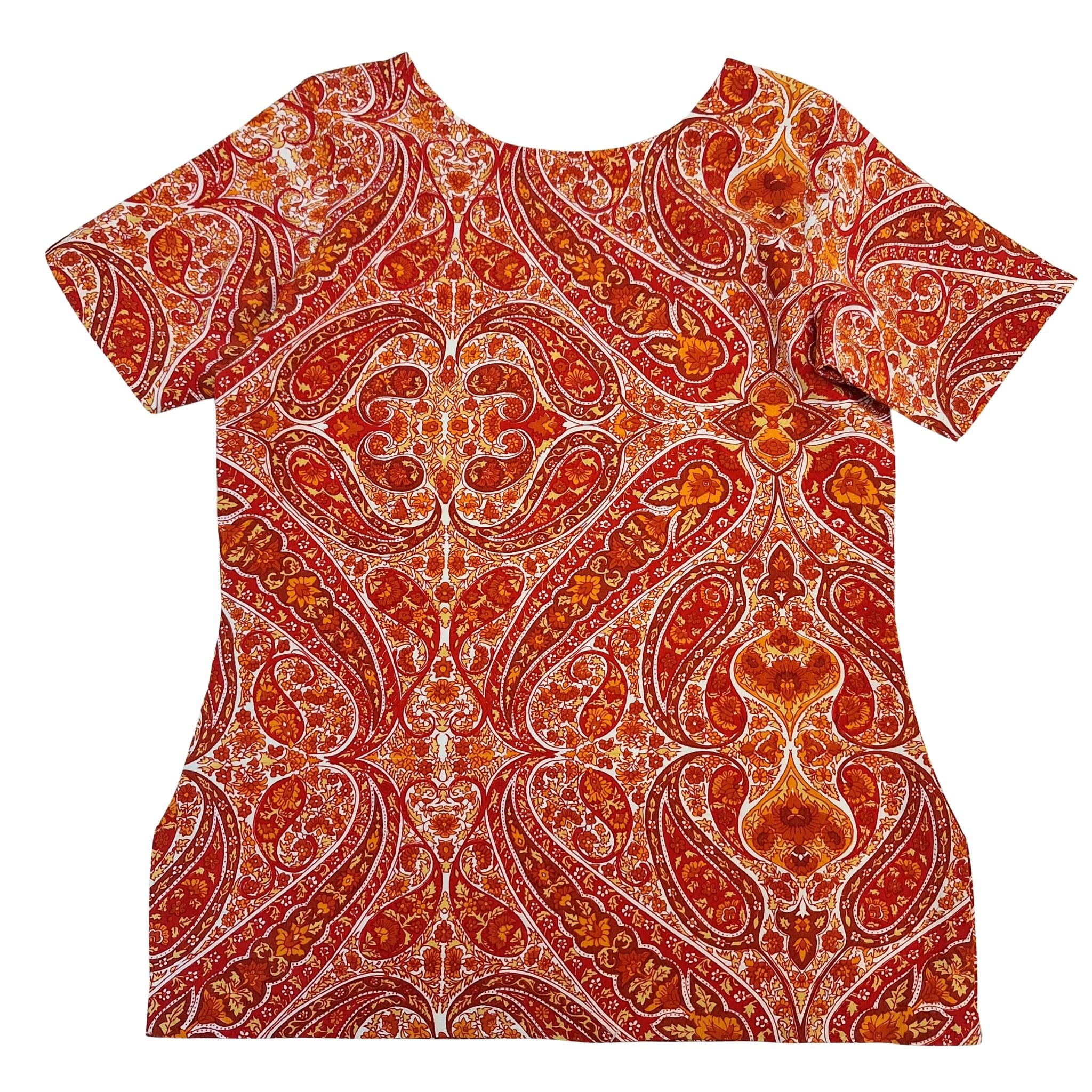 Red Crepe Kurti