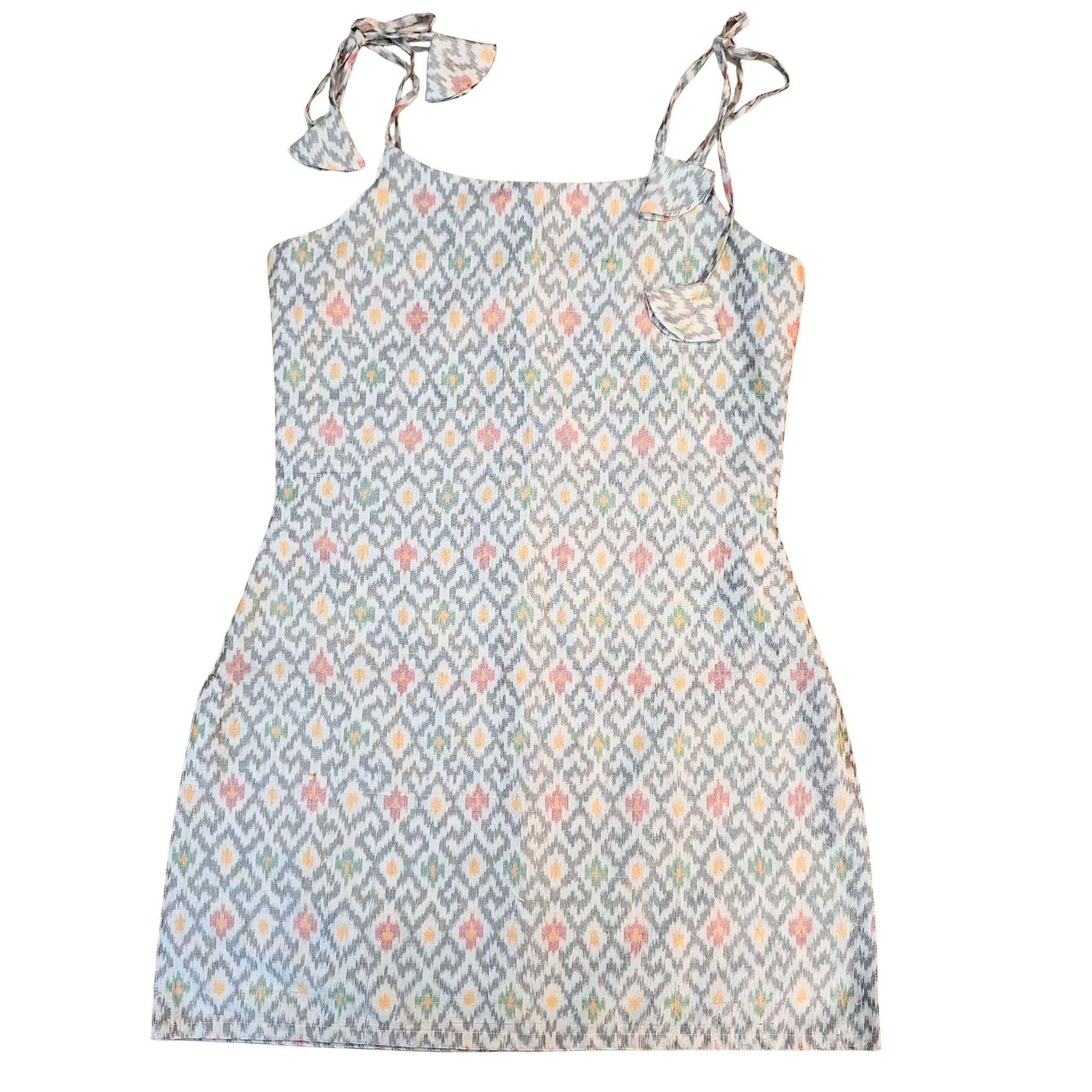 White Ikkat Kurti