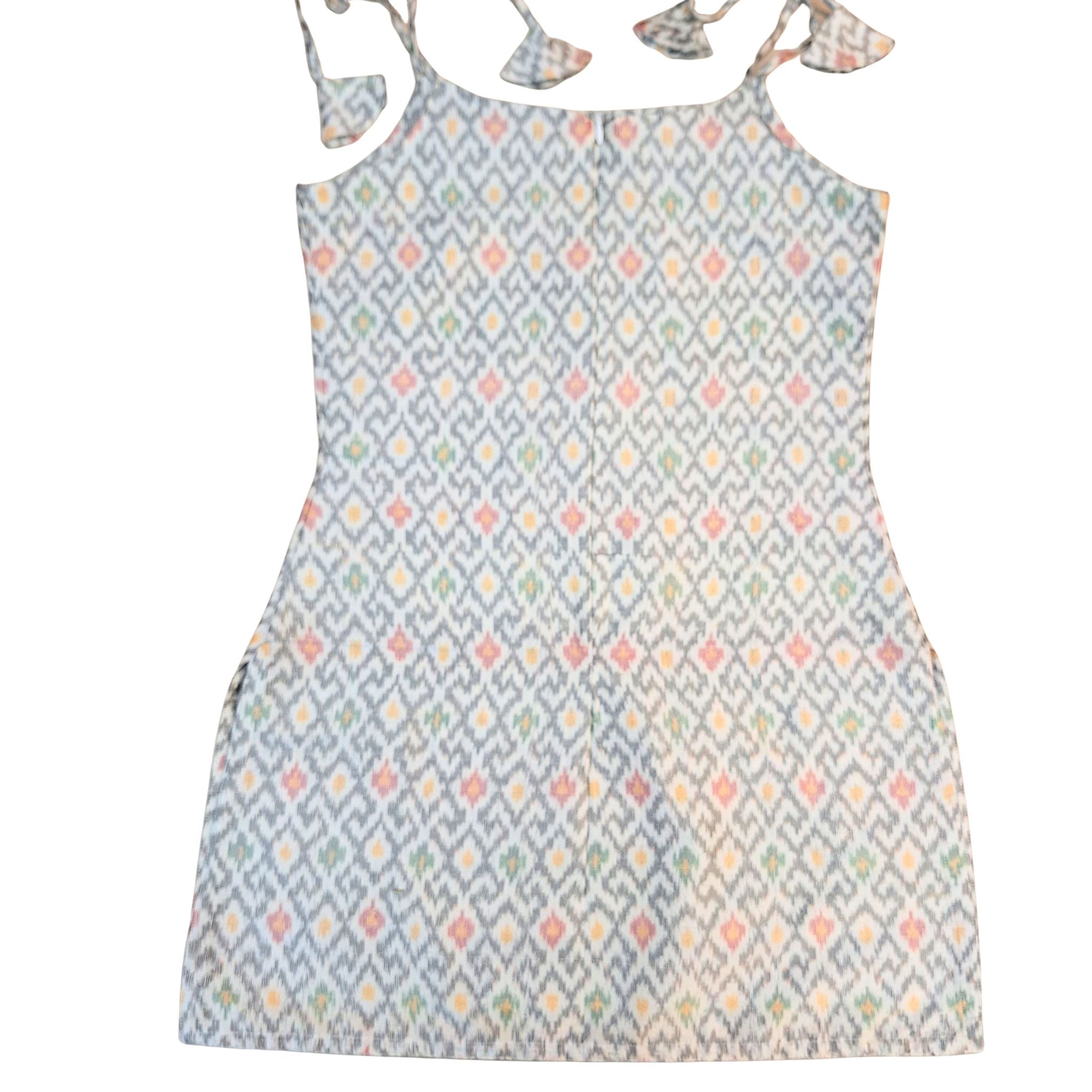 White Ikkat Kurti