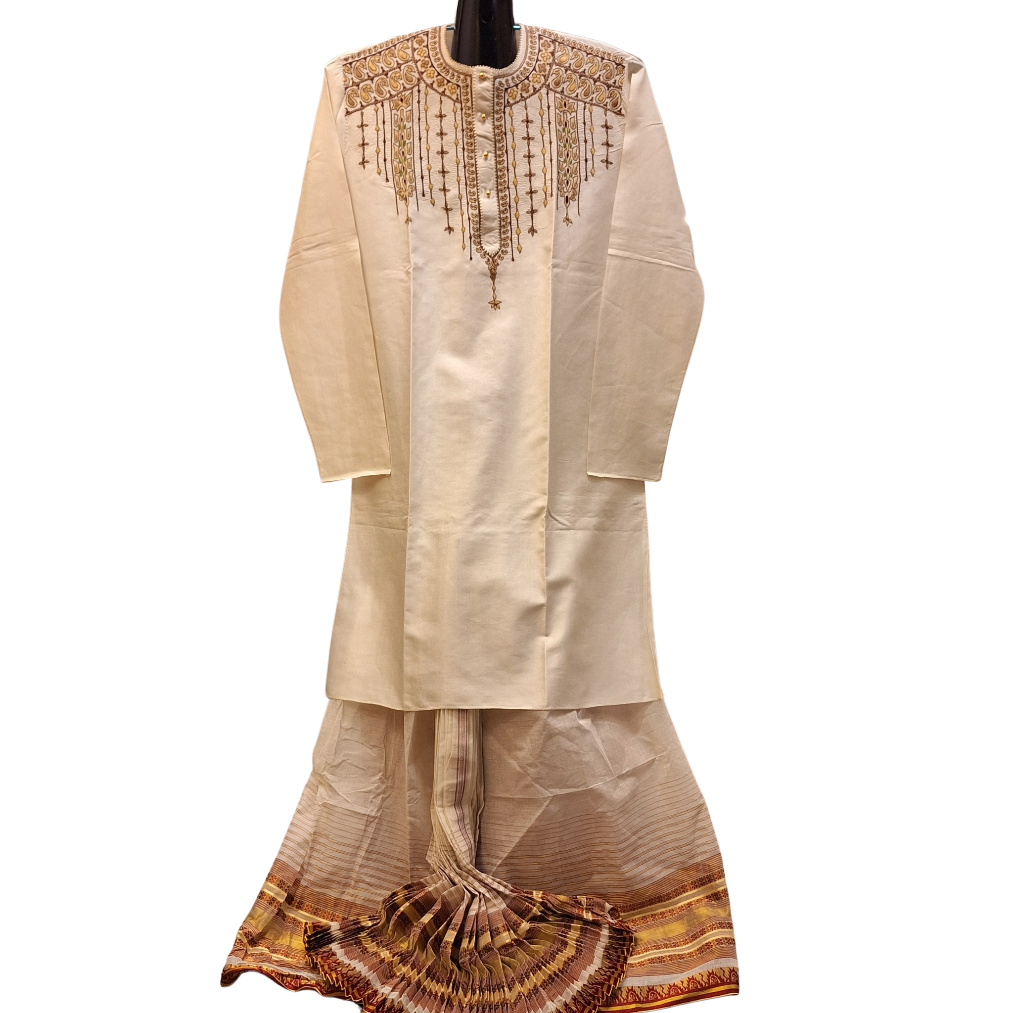 White Silk Kurta