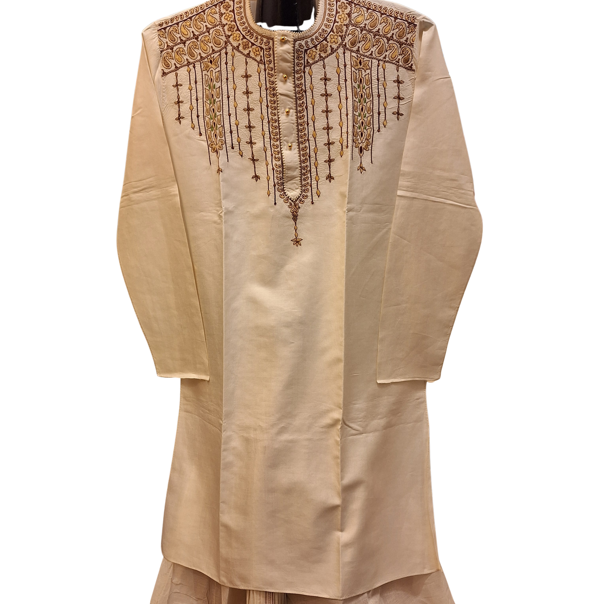 White Silk Kurta