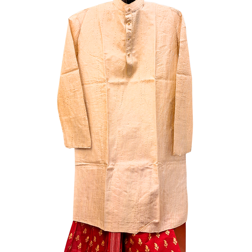 Woven Silk Kurta