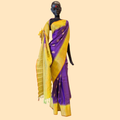 Purple Gadwal Saree