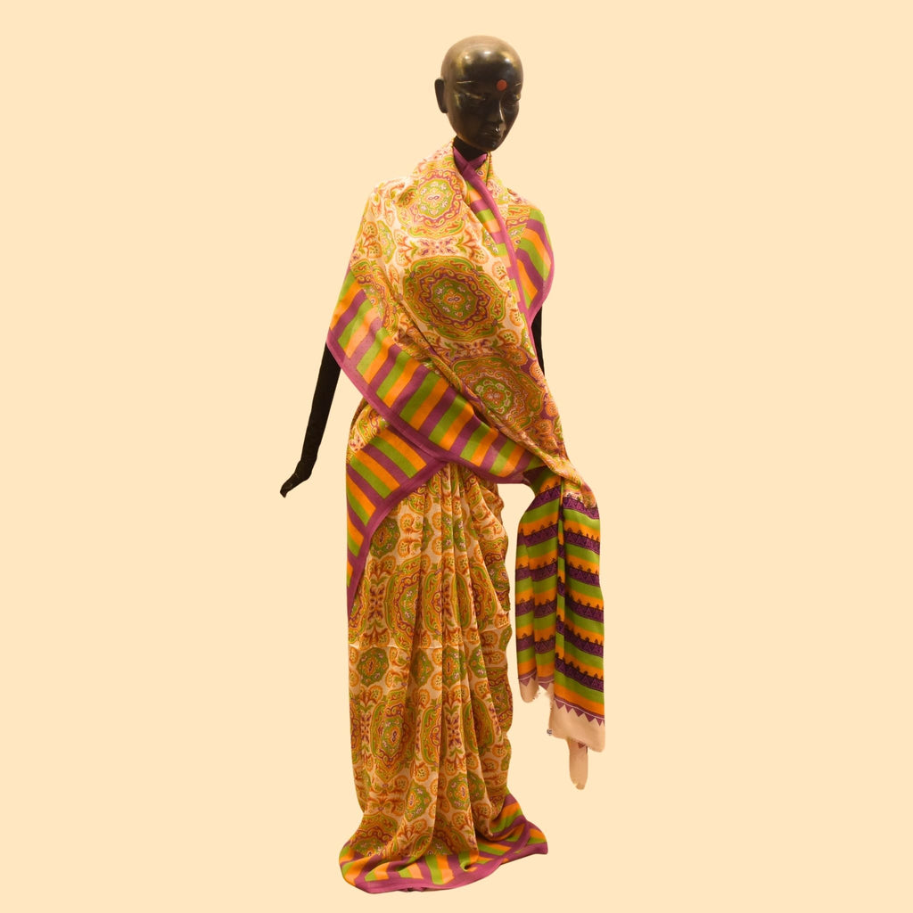 Floral Chiffon Saree