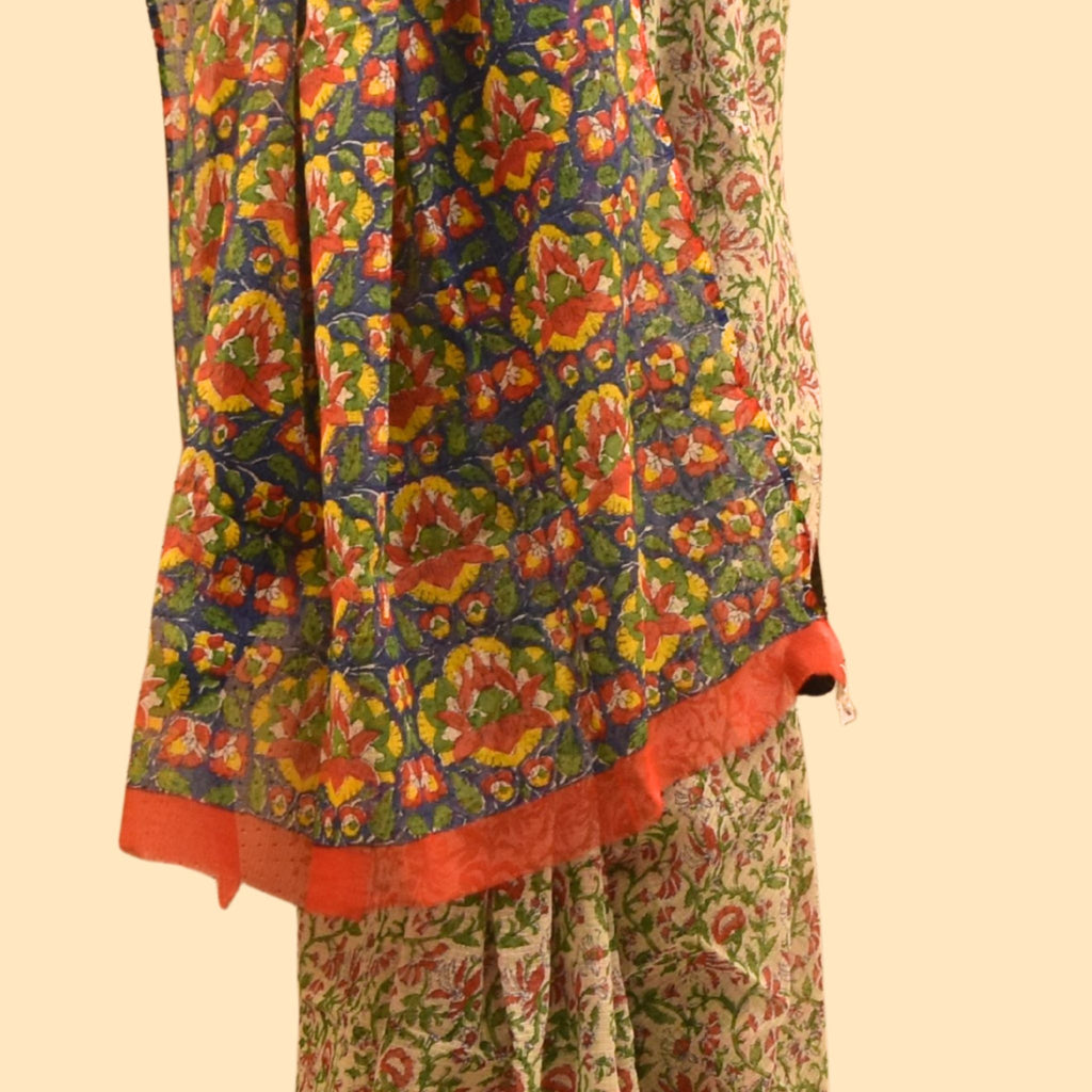 Floral Kota Saree