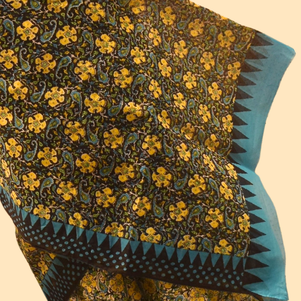 Floral Cotton Voil Saree