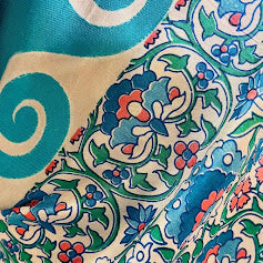 Turquoise Katan Silk Benarasi Saree